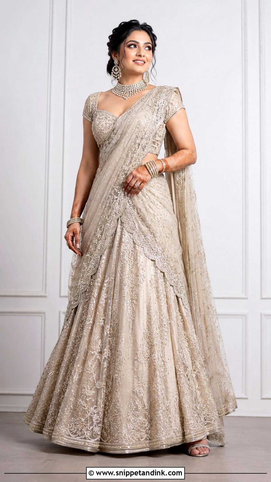 Lehenga Saree - Snippet and Ink - 25 Indian Bridal Dresses