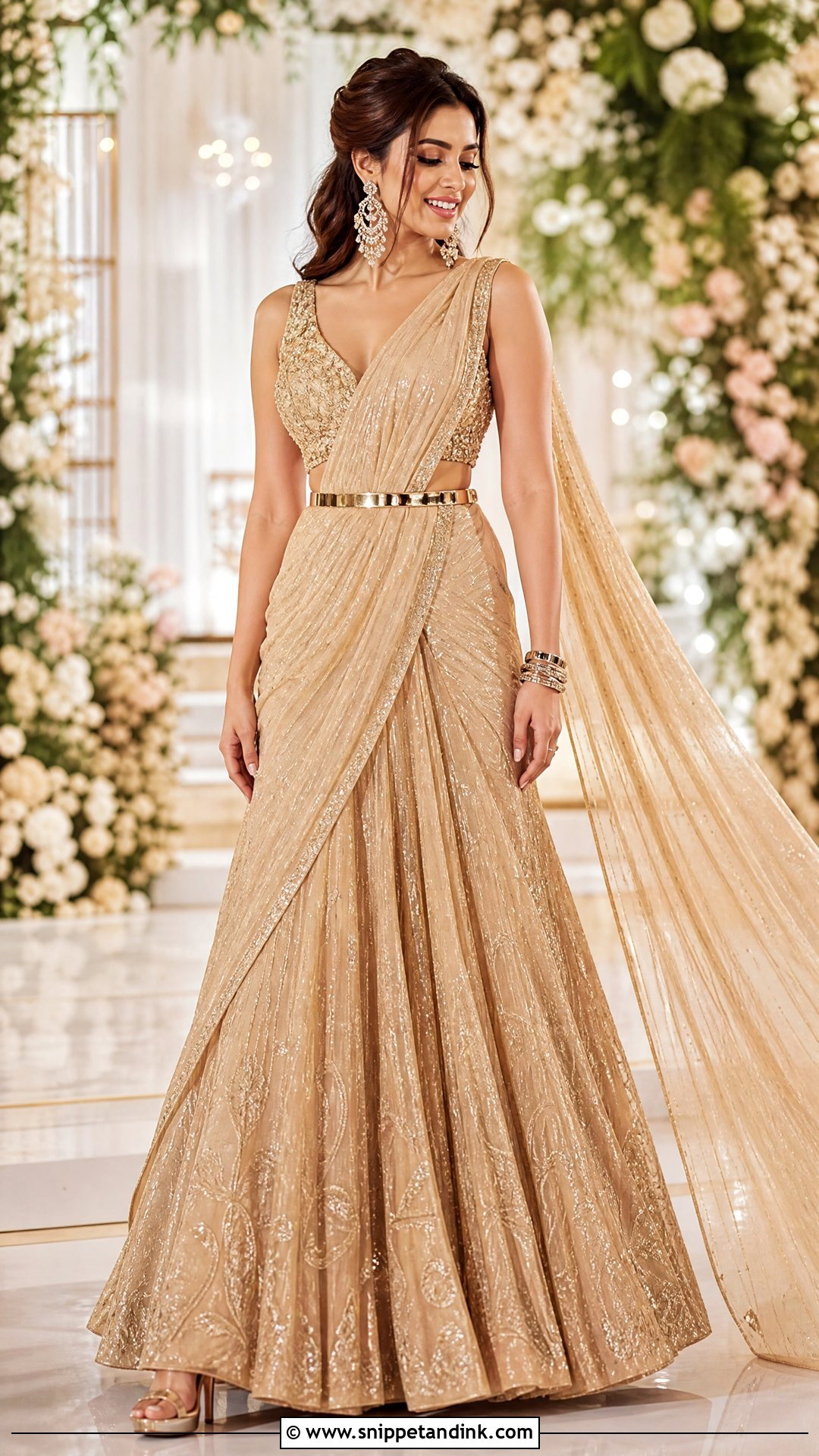 Lehenga Saree Dress - Snippet and Ink - 25 Latest Indian Style Wedding Dresses