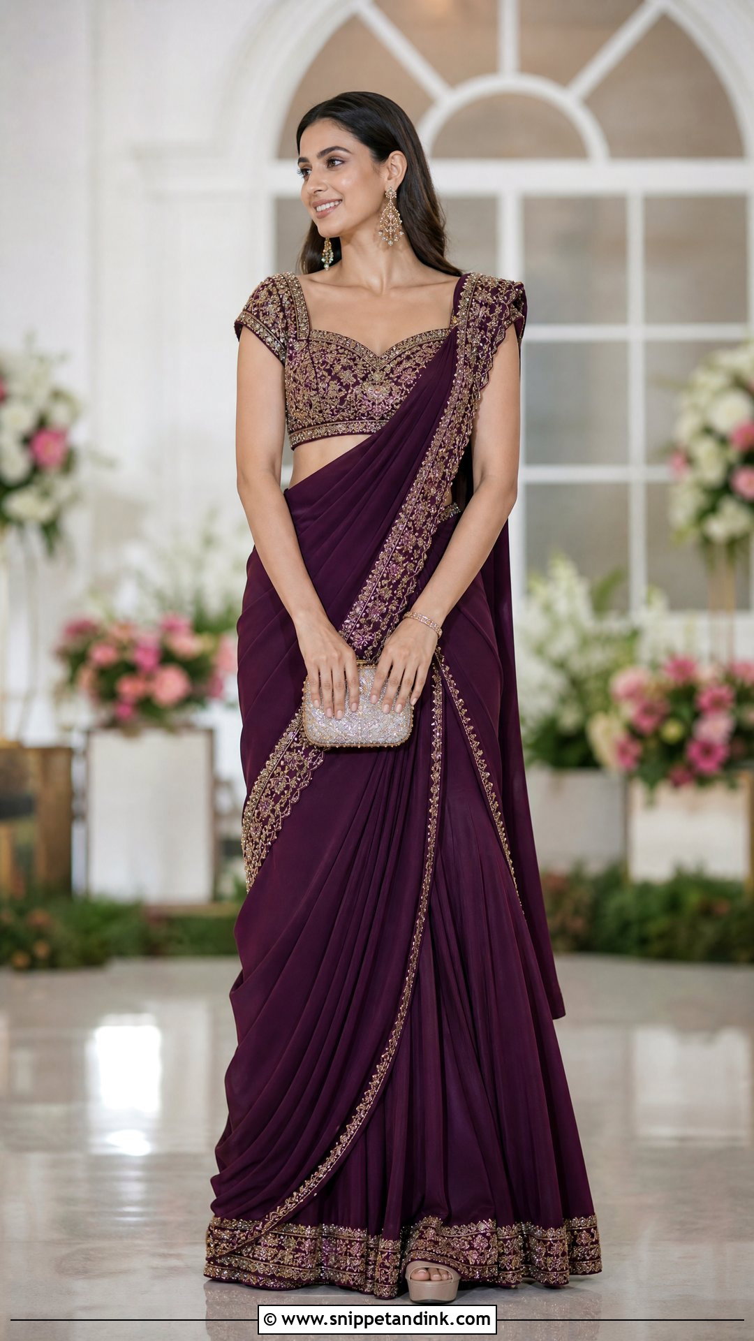 Lehenga Saree For Indian Wedding - Snippet and Ink - 25 Trendy Indian Outfits for Wedding
