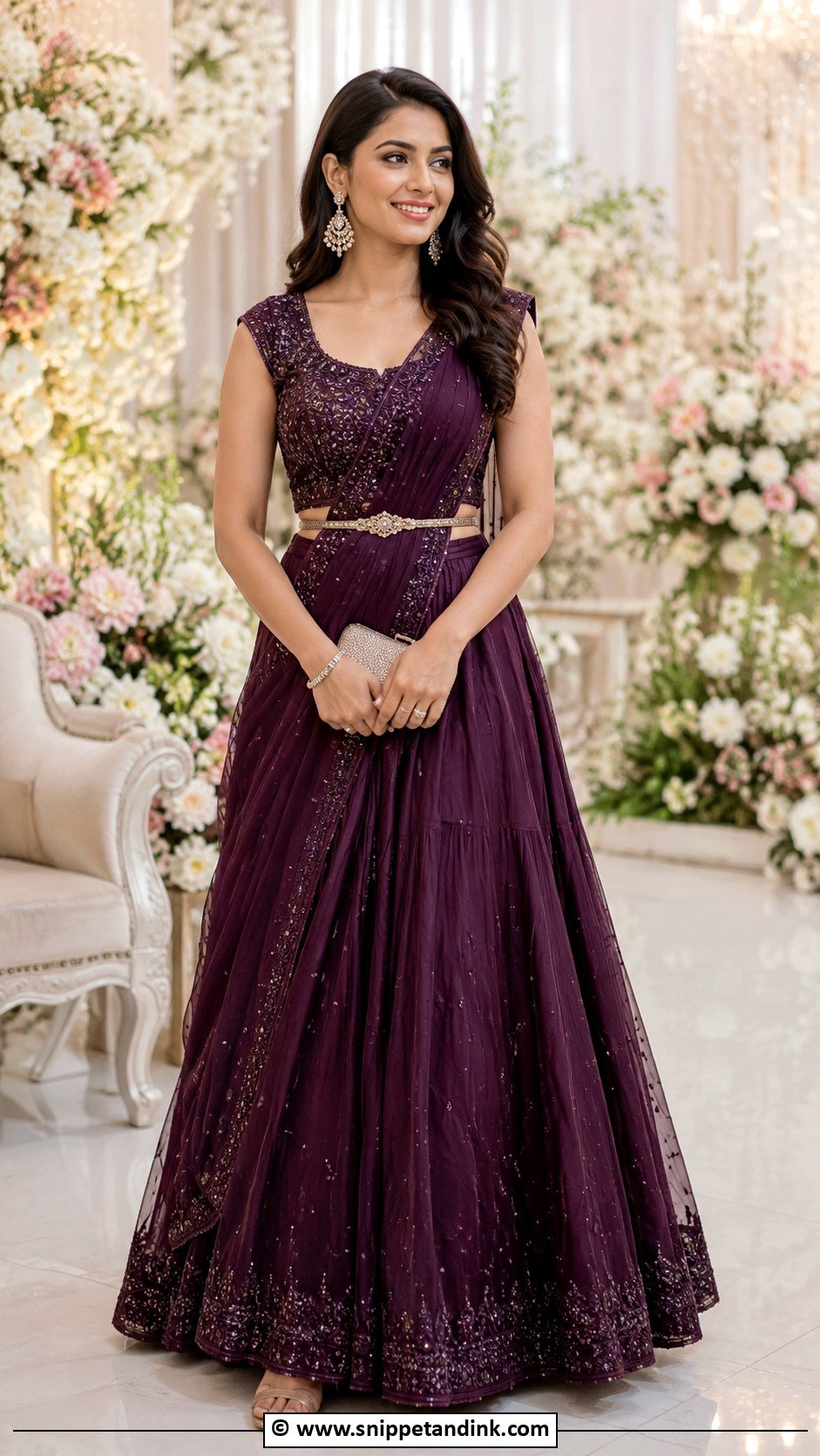 Lehenga Saree - Snippet and Ink - 30 Desi Wedding Outfits