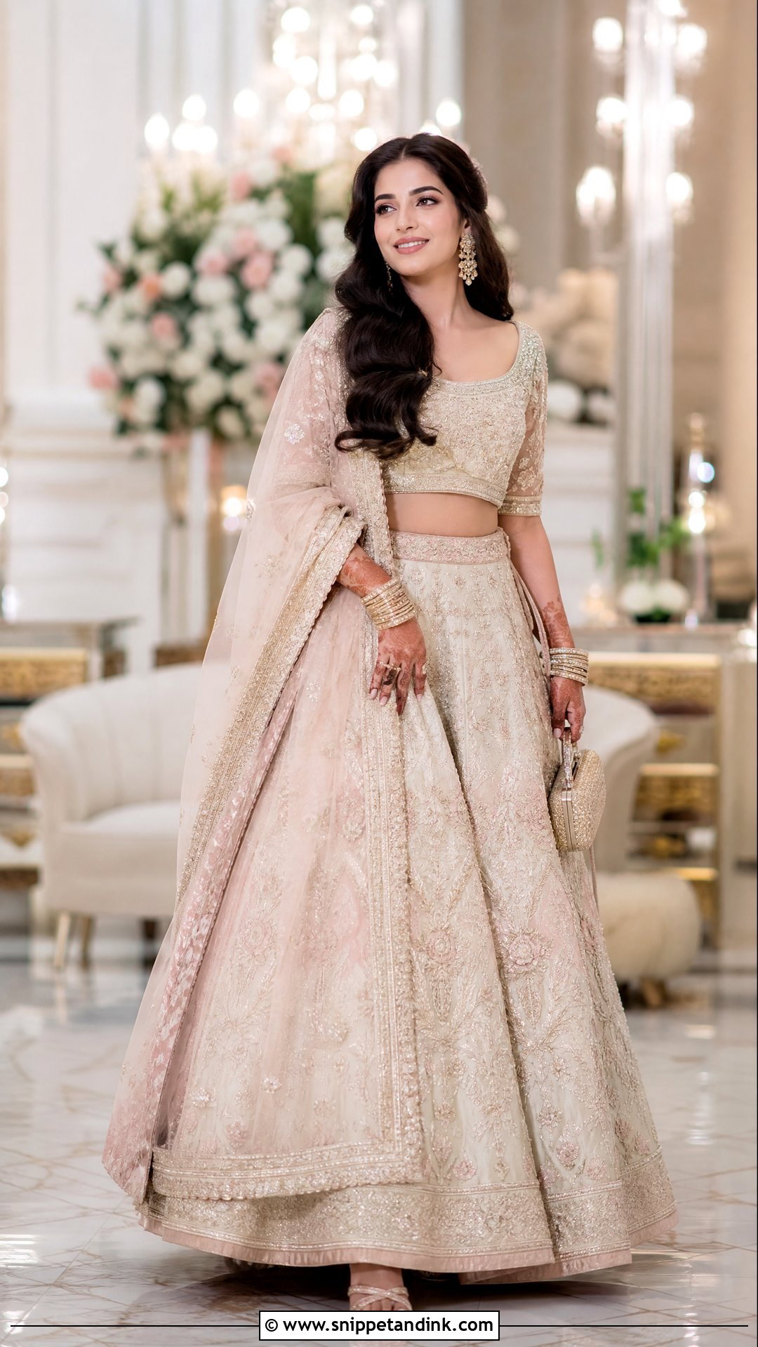 Lehenga Wedding Day Outfit - Snippet and Ink - 25 Wedding Day Outfit Ideas