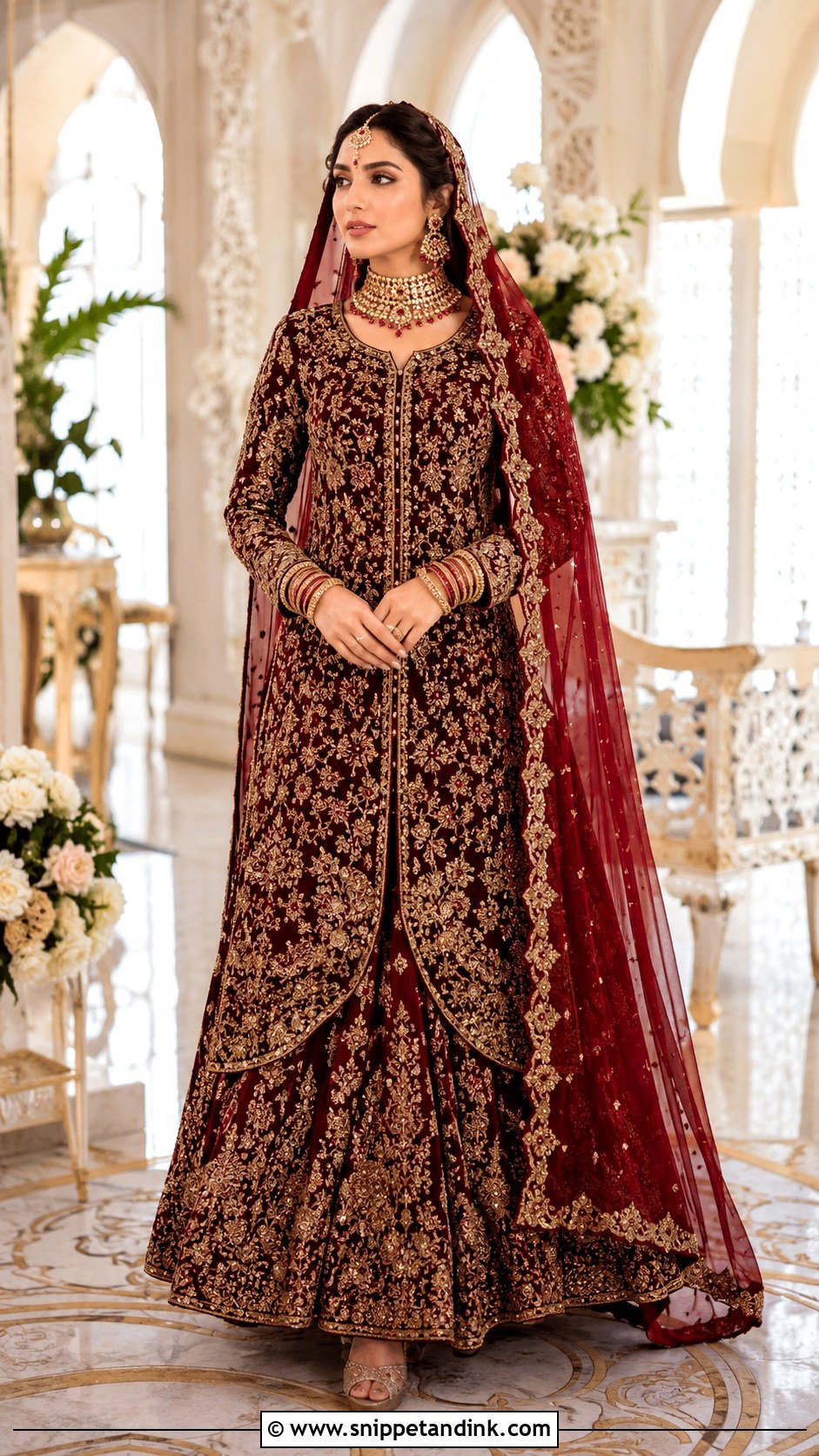 Lehenga With Long Shirt Barat Dress - Snippet and Ink - 25 Barat Dresses