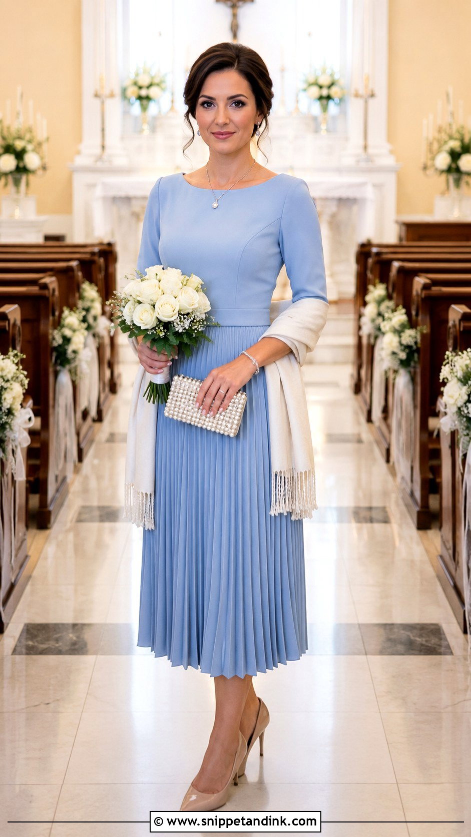 Light Blue Convalidation Dress - Snippet and Ink - 20 Convalidation Ceremony Dress Ideas