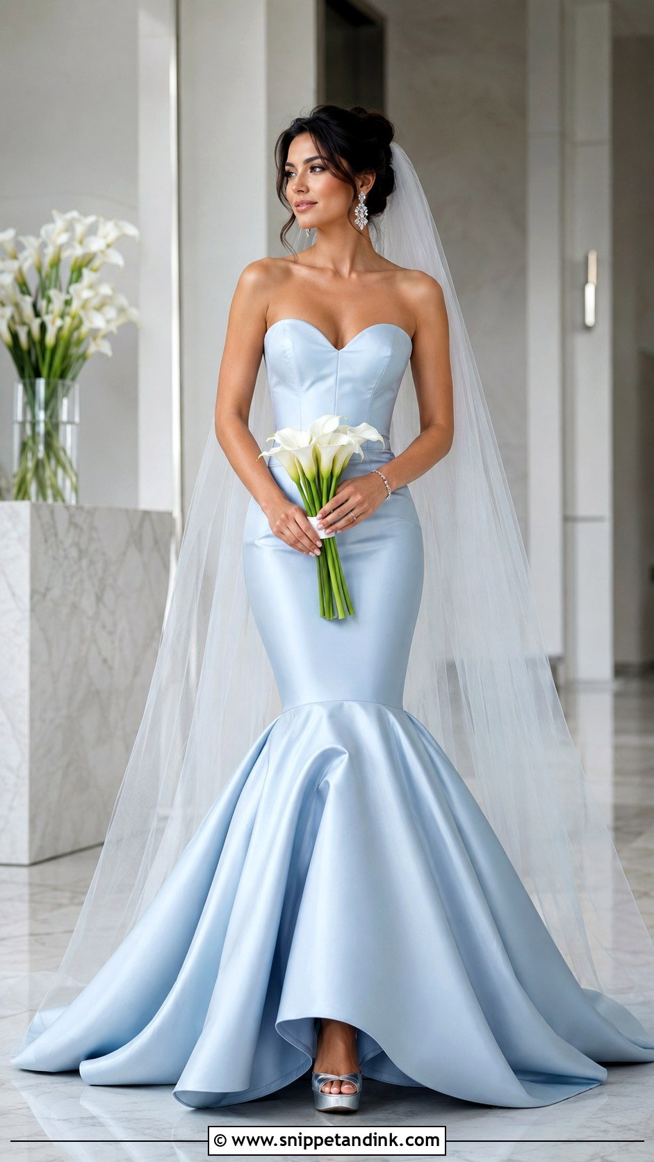 Light Blue Mermaid Wedding Dress - Snippet and Ink - 20 Light Blue Wedding Dress the Bride Ideas