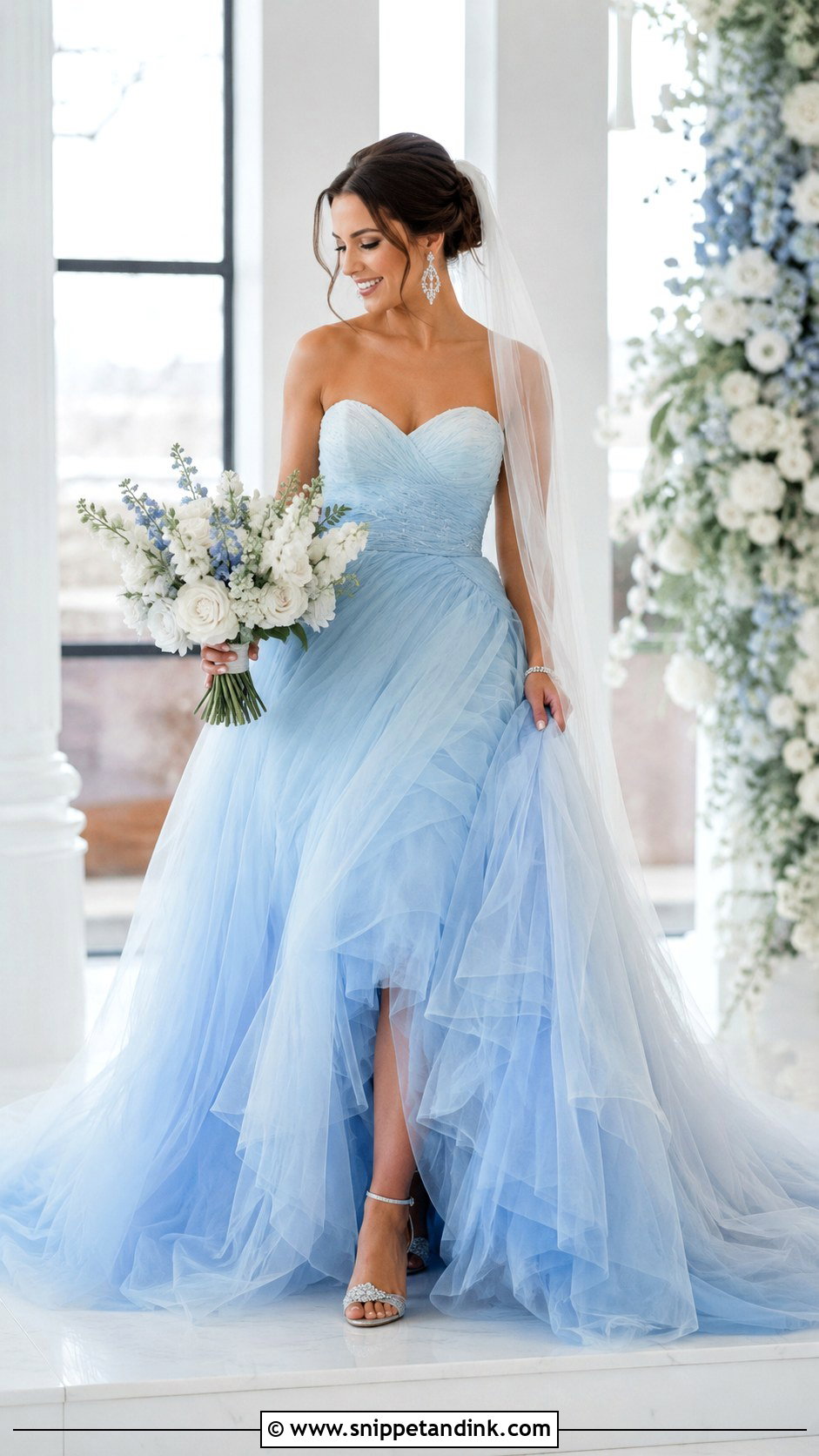 Light Blue Ombre Wedding Dress - Snippet and Ink - 20 Light Blue Wedding Dress the Bride Ideas