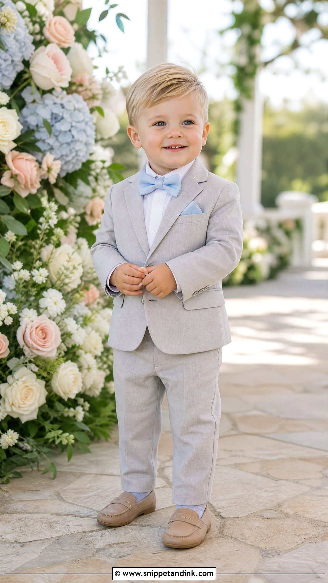 Light Gray Suit Toddler Ring Bearer Outfit - Snippet and Ink - 20 Toddler Ring Bearer Outfit Ideas