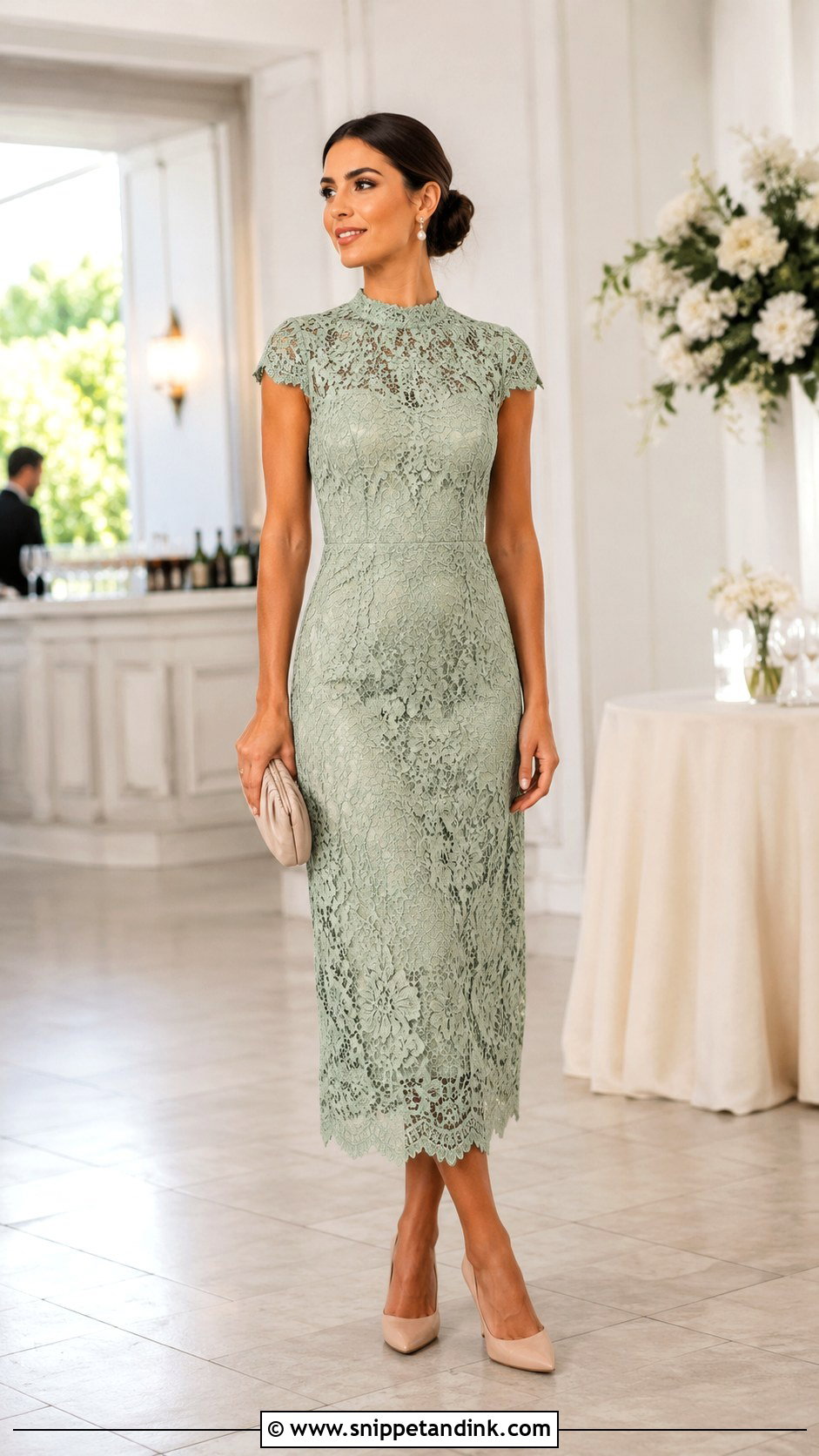 Light Green Lace Dress Outfit - Snippet and Ink - 25 Light Green Dress Outfit Wedding Ideas