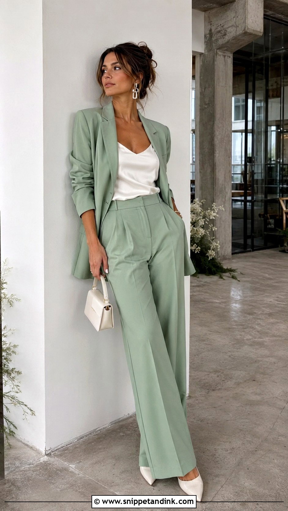 Light Green Oversized Wedding Suit - Snippet and Ink - 20 Light Green Wedding Suit Ideas