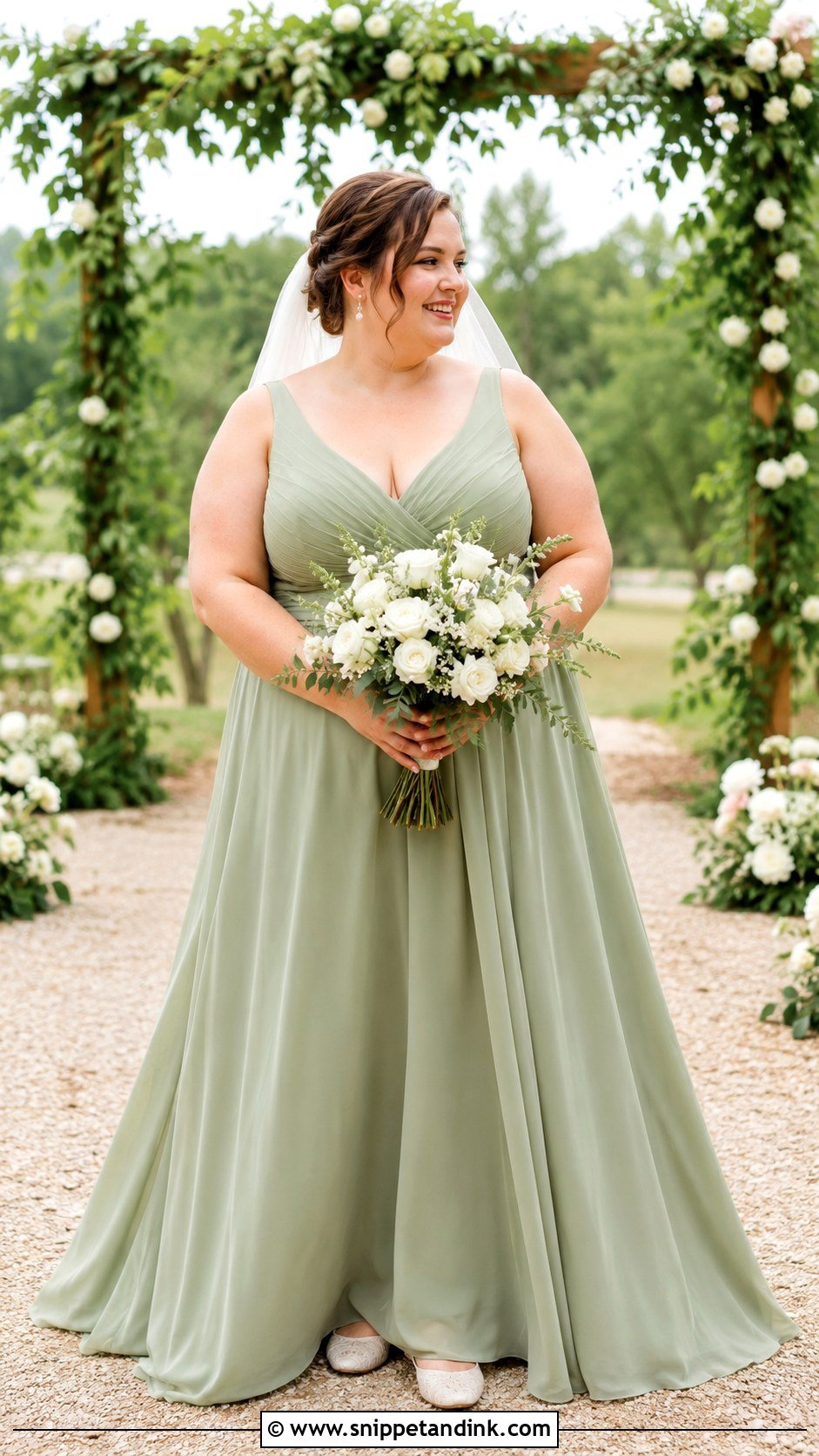 Light Green Plus Size Wedding Dress - Snippet and Ink - 25 Light Green Wedding Dress Ideas