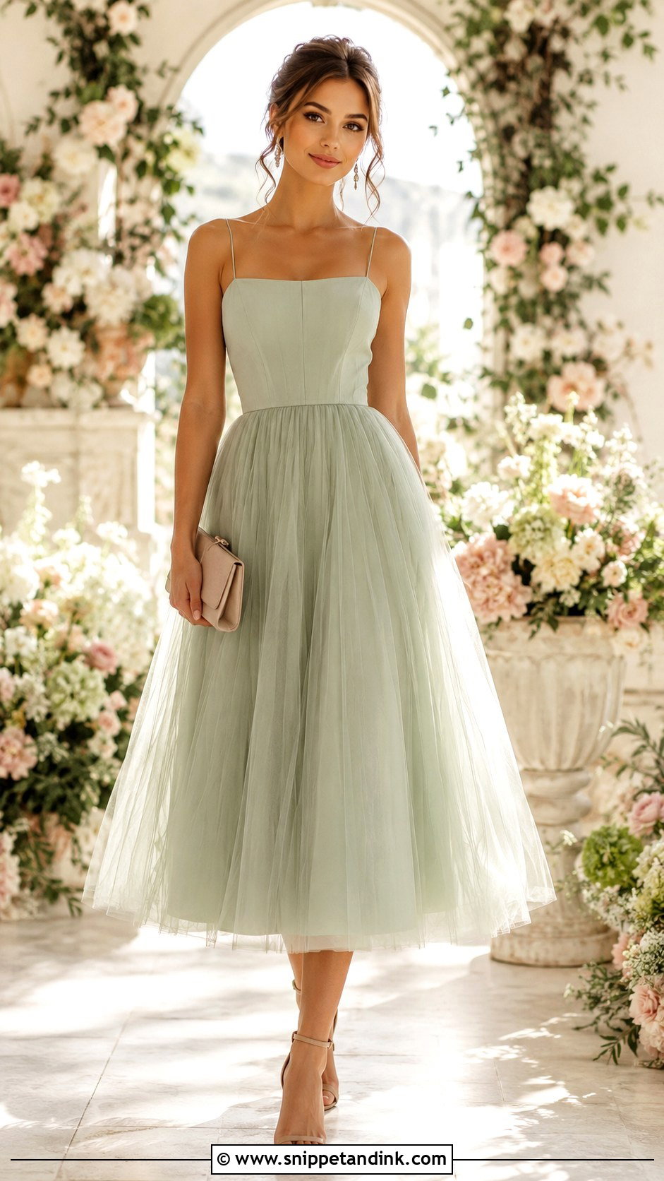Light Green Tulle Dress Outfit - Snippet and Ink - 25 Light Green Dress Outfit Wedding Ideas