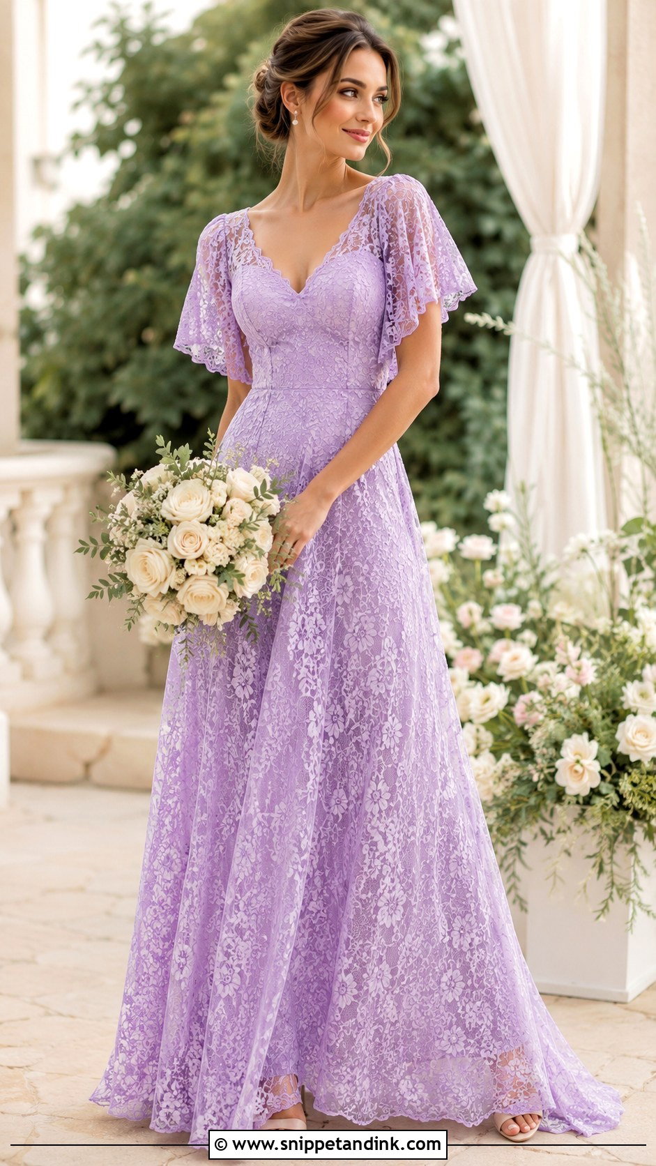Light Purple Lace Wedding Dress - Snippet and Ink - 25 Light Purple Wedding Dress Ideas