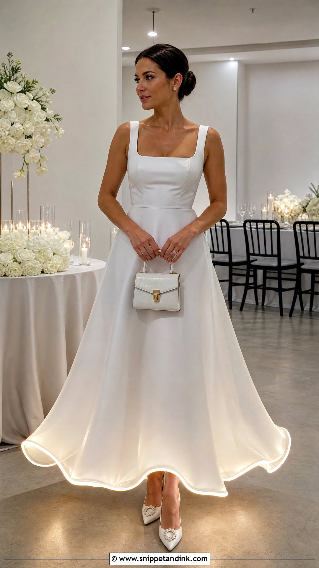 Light Up Hemline Wedding Dress - Snippet and Ink - 20 Light Up Wedding Dress Ideas