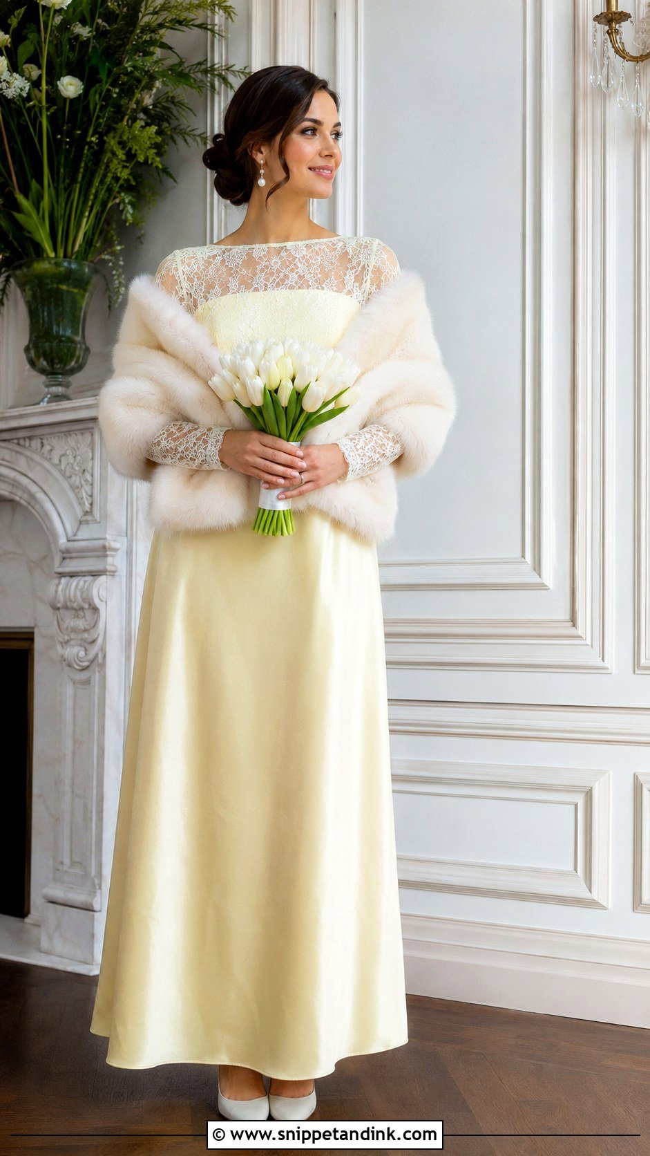 Light Yellow Long Sleeve Wedding Dress - Snippet and Ink - 20 Light Yellow Wedding Dress Ideas