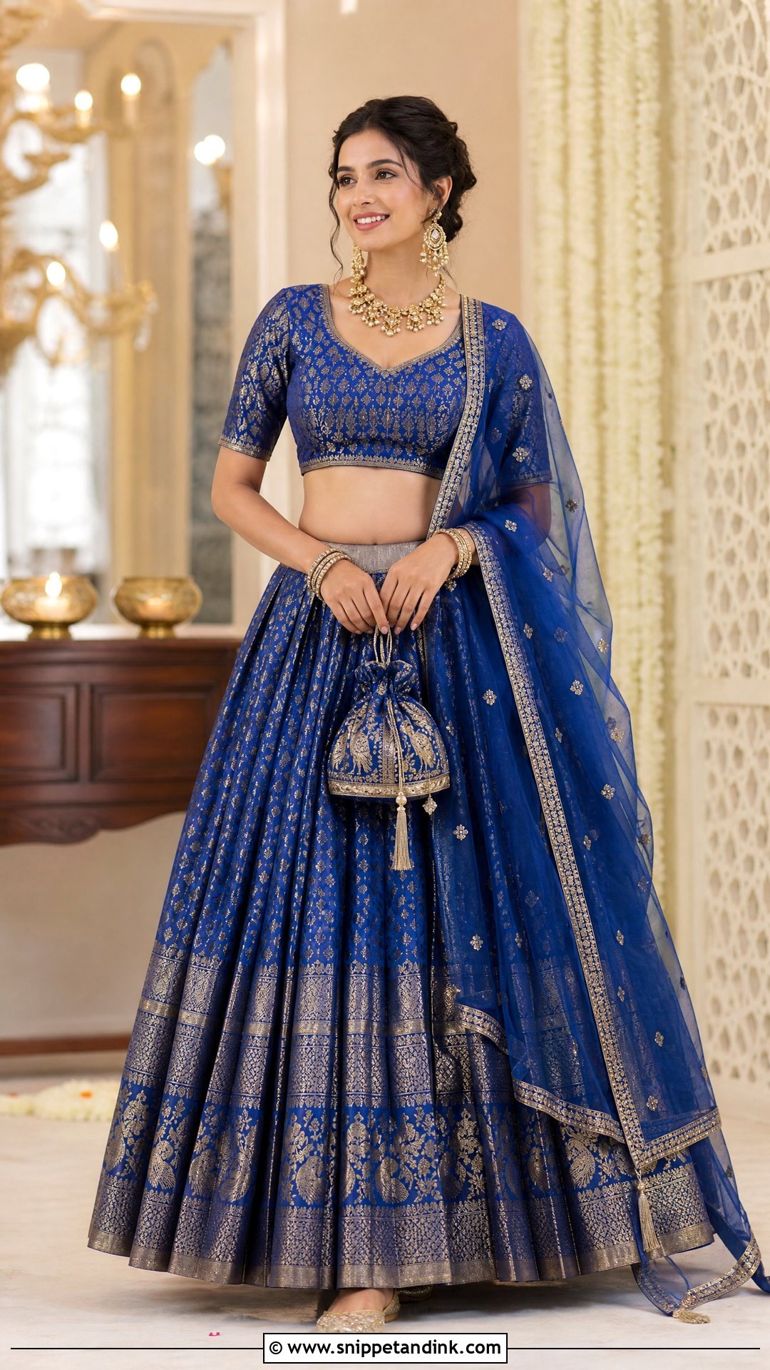 Lightweight Silk Lehenga Bridal Trousseau Outfit - Snippet and Ink - 25 Bridal Trousseau Outfits