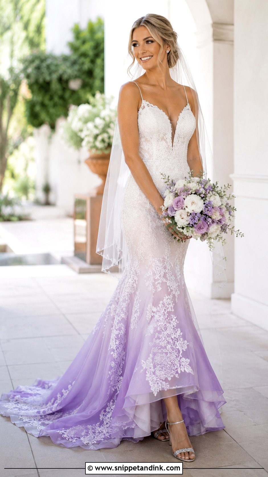 Lilac Ombre Wedding Dress - Snippet and Ink - 20 Lilac Wedding Dress the Bride Ideas