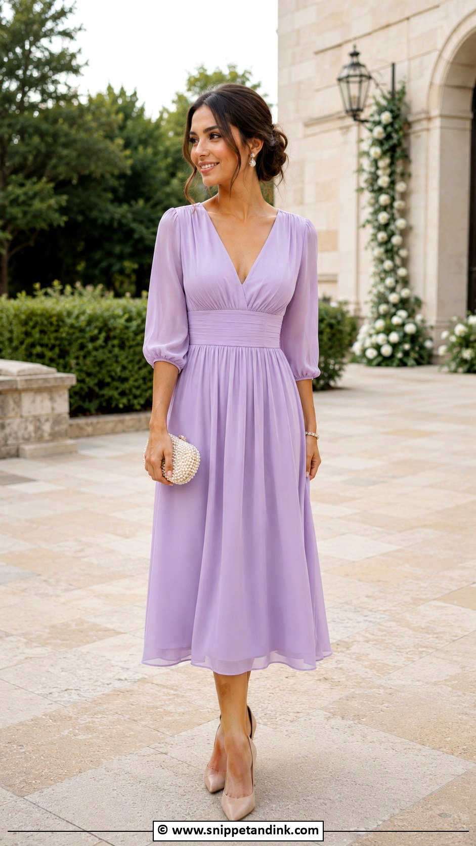 Lilac Petite Dress Wedding Outfit - Snippet and Ink - 25 Lilac Dress Wedding Outfit Ideas