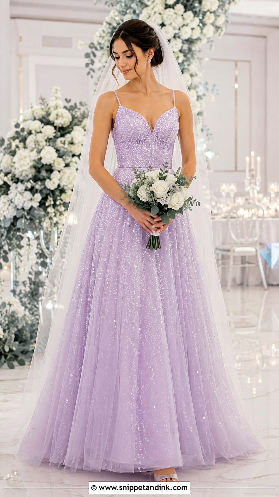 Lilac Sequin Wedding Dress - Snippet and Ink - 20 Lilac Wedding Dress the Bride Ideas