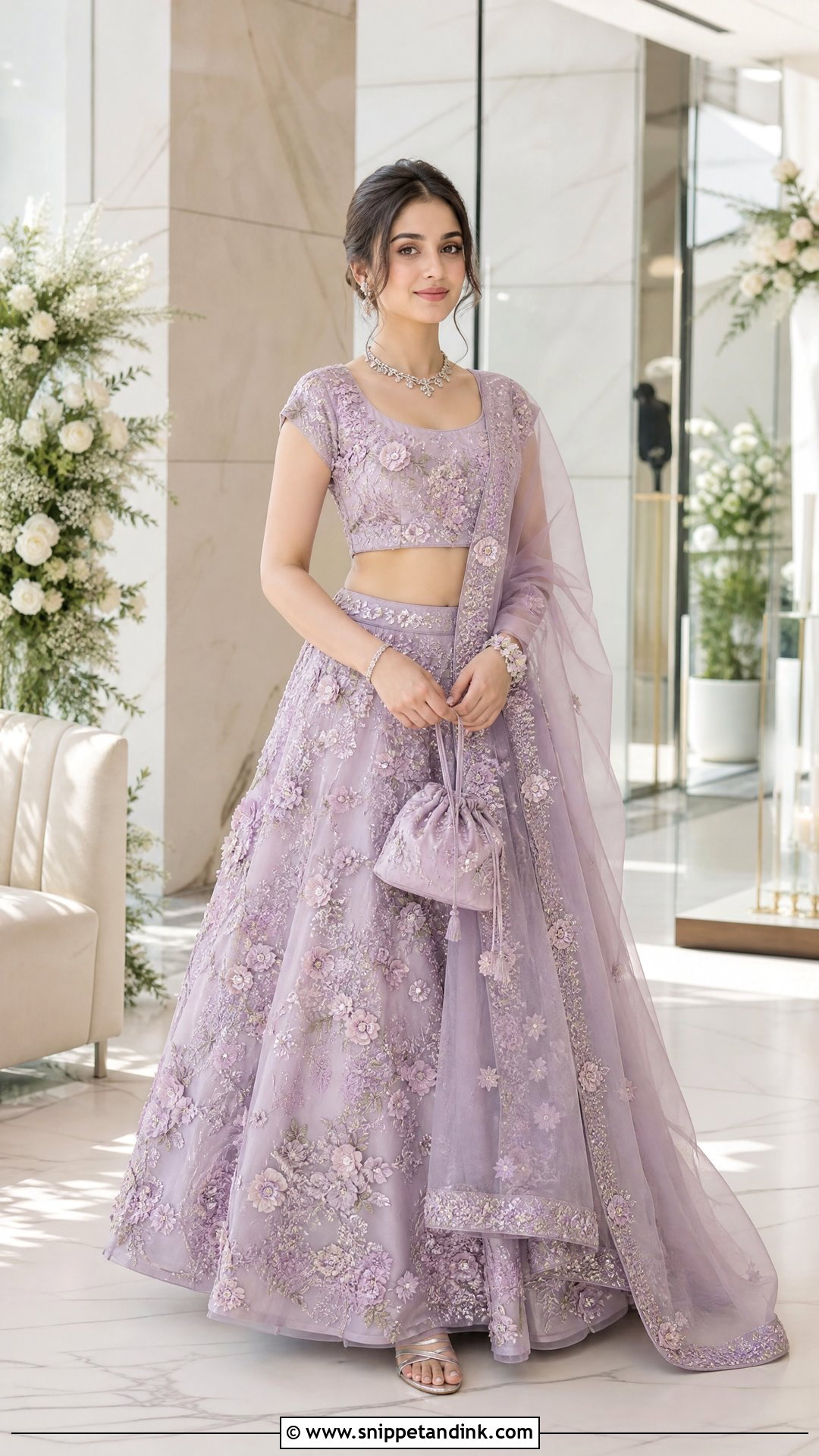 Lilac Walima Dress - Snippet and Ink - 20 Walima Dress Colours