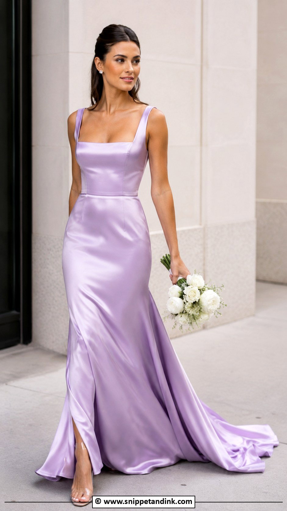 Lilac Wedding Dress - Snippet and Ink - 30 Colored Wedding Dresses