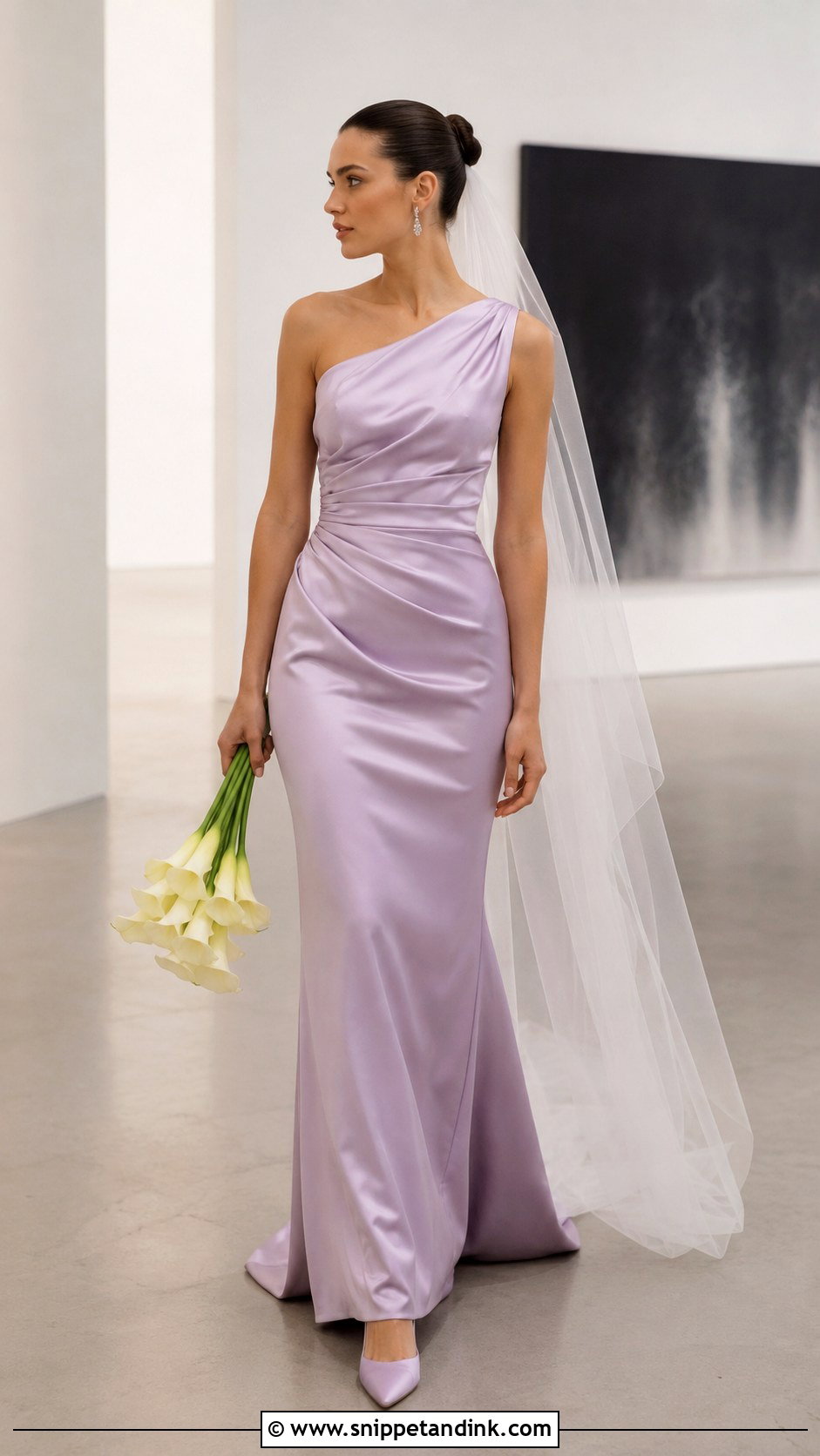 Lilac Wedding Dress - Snippet and Ink - 20 Alternative Wedding Dress Color Ideas