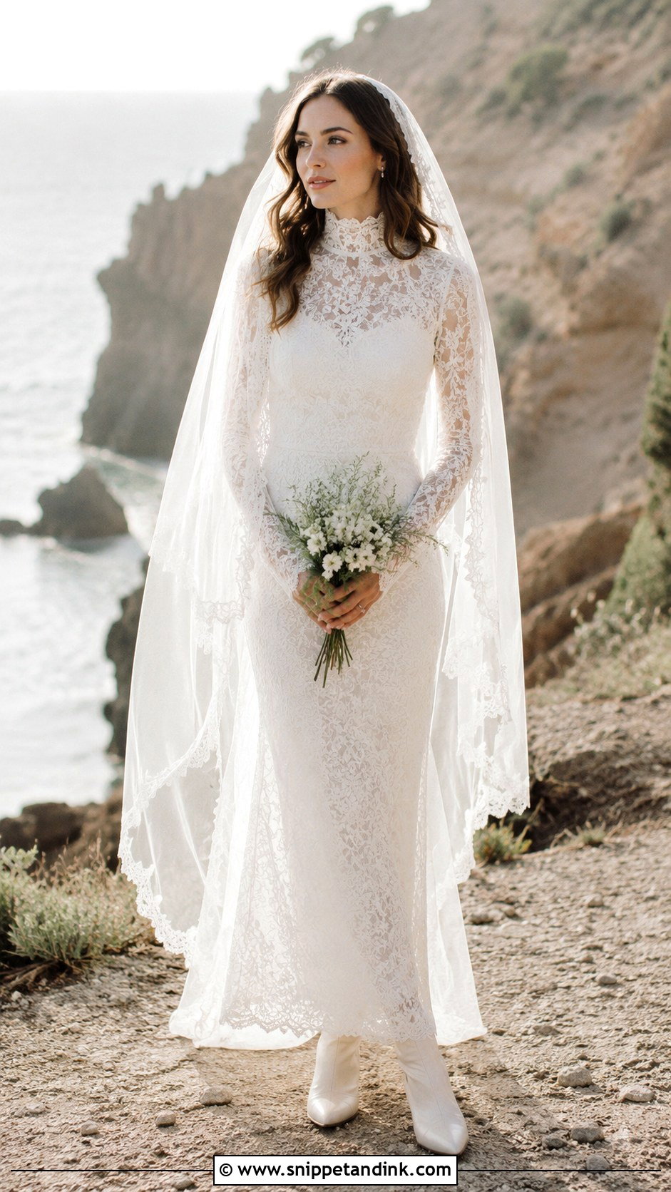 Lily Collins Elopement Wedding Dress - Snippet and Ink - 30 Lily Collins Wedding Dress Ideas