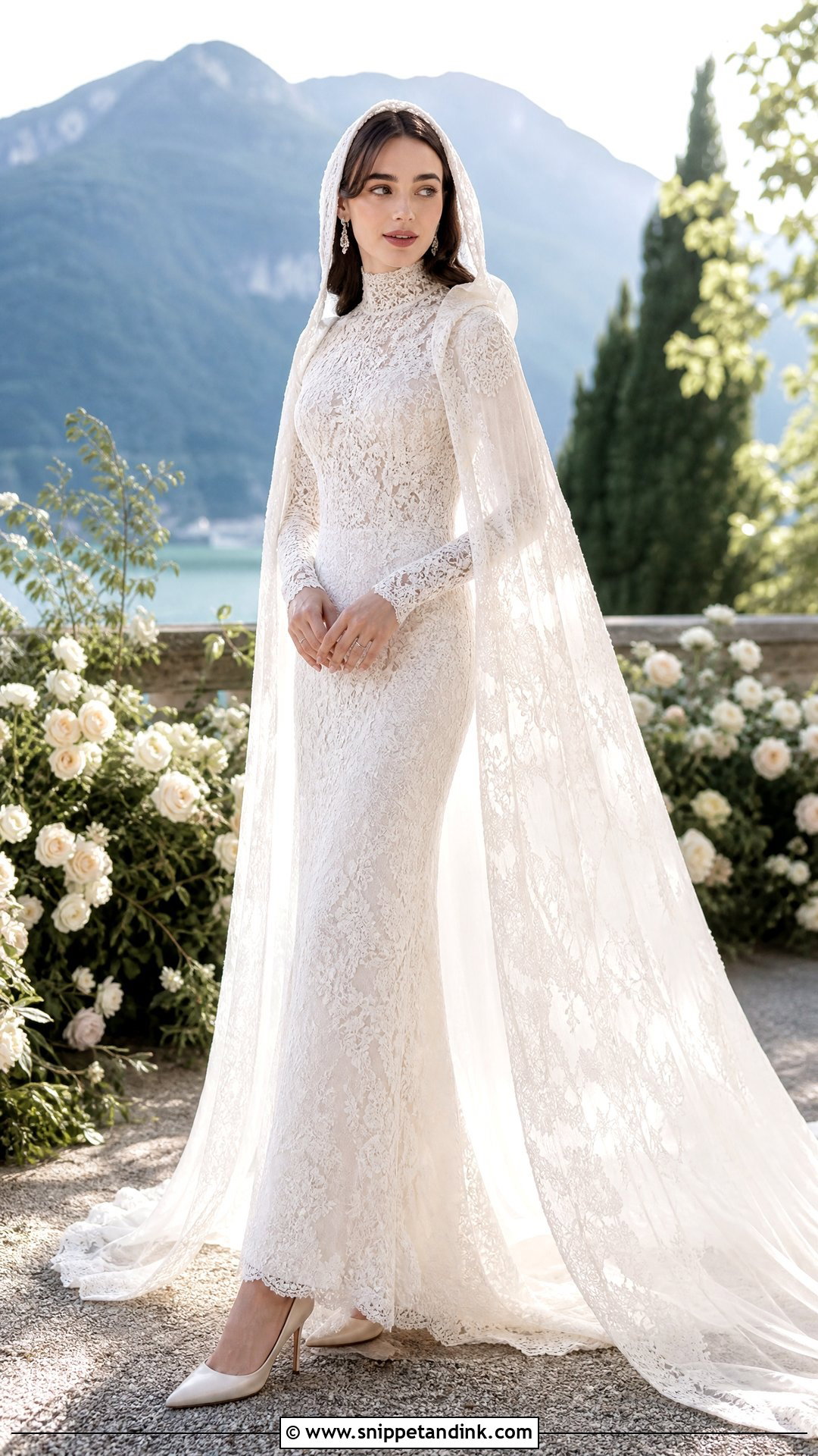 Lily Collins Wedding Dress - Snippet and Ink - 30 Iconic Wedding Dresses