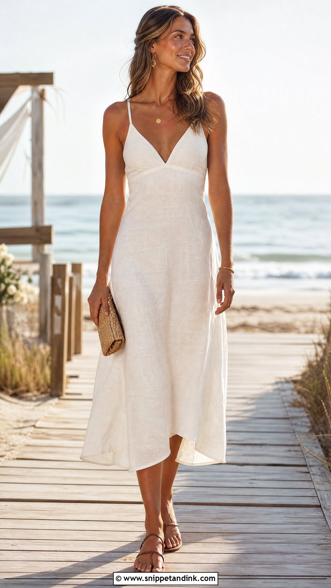 Linen Beach Wedding Dress - Snippet and Ink - 25 Simple Beach Wedding Dress Ideas