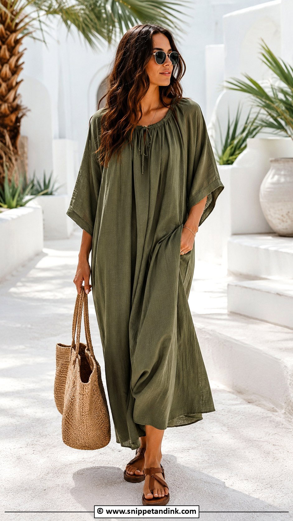 Linen Free Gown Outfit - Snippet and Ink - 30 Free Gown Ideas