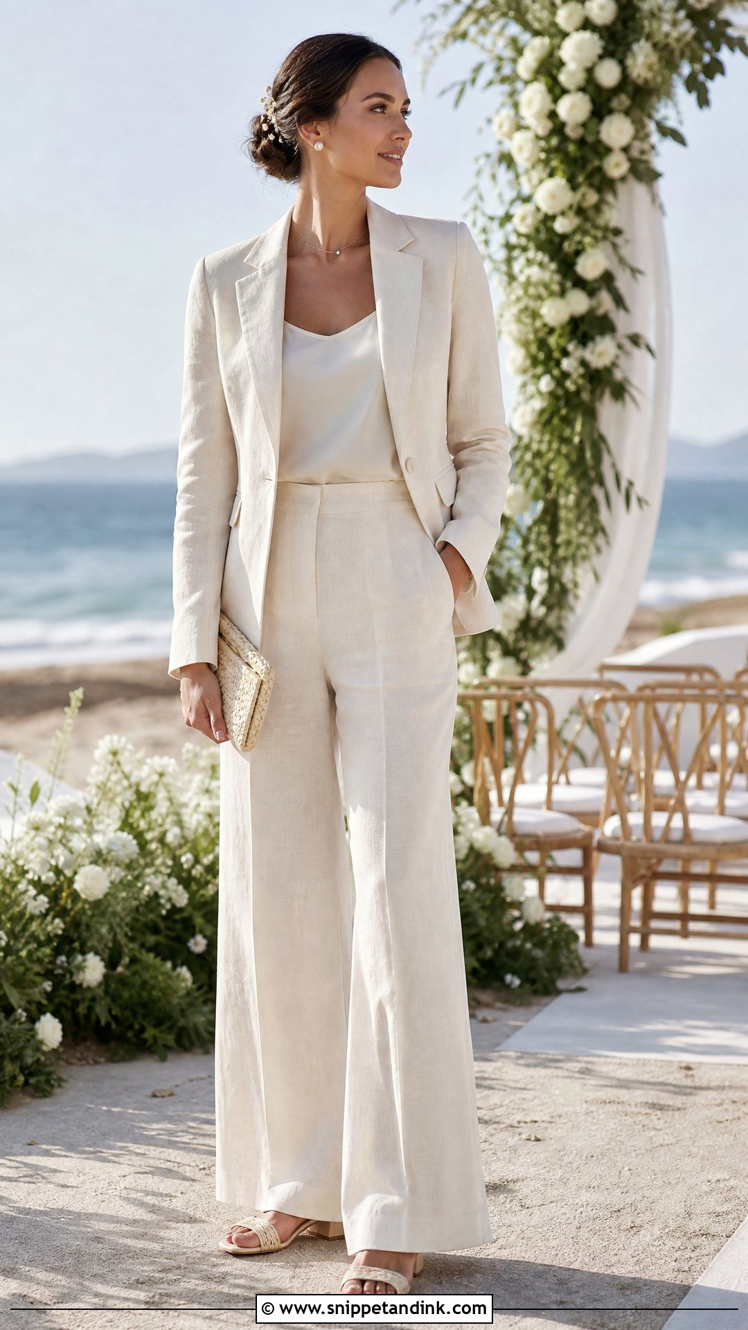 Linen Marriage Suit For Beach Wedding - Snippet and Ink - 20 Suit for Marriage Ideas