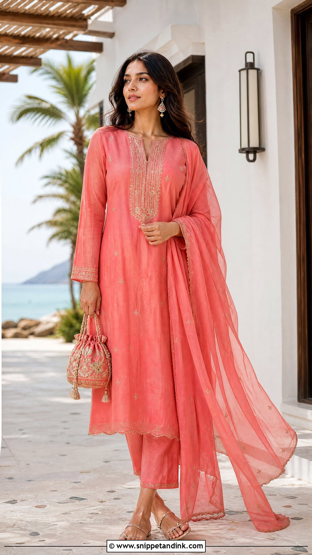 Linen Silk Kurta Set for Destination Wedding - Snippet and Ink - 25 Kurta Set for Wedding Ideas