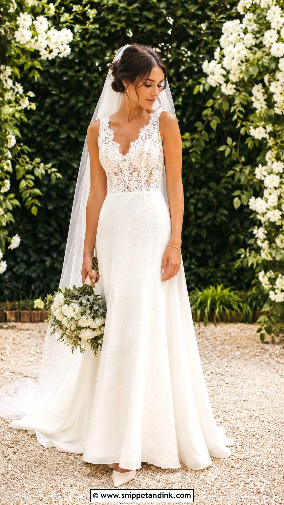 Linen Wedding Dress With Lace Bodice - Snippet and Ink - 30 Linen Wedding Dress Ideas