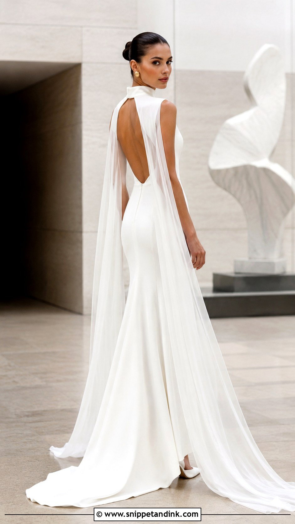 Lisa High Neck Wedding Dress - Snippet and Ink - 20 Lisa Wedding Dress Ideas
