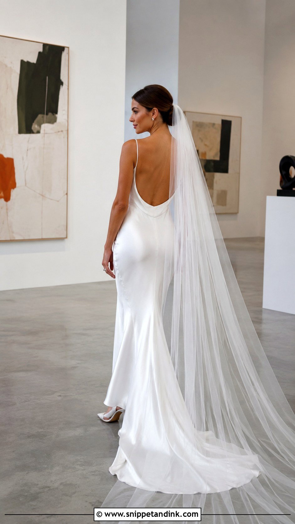 Lisa Minimalist Slip Wedding Dress - Snippet and Ink - 20 Lisa Wedding Dress Ideas