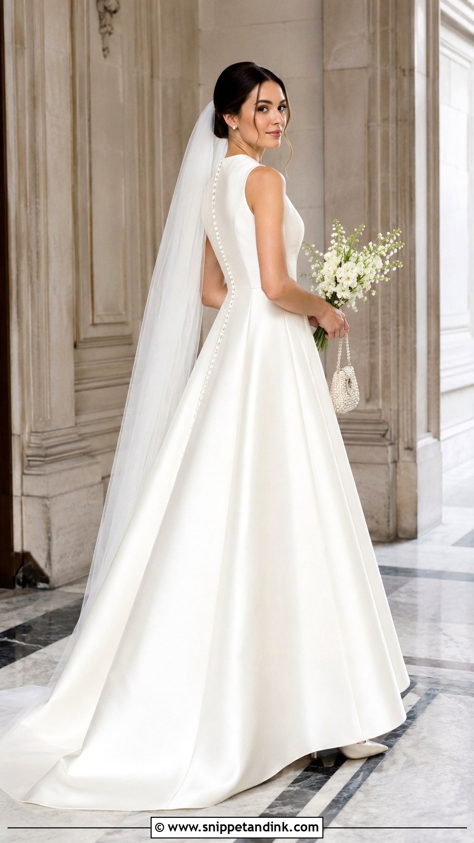 London Bride High Neck Wedding Gown - Snippet and Ink - 20 London Bride Ideas