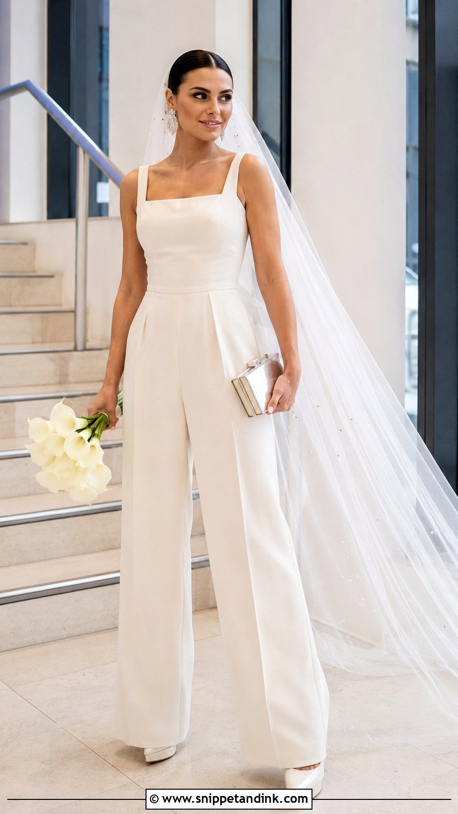 London Bride Ivory Jumpsuit - Snippet and Ink - 20 London Bride Ideas