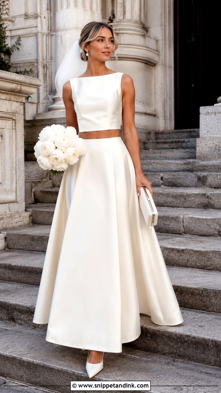 London Bride Two Piece Skirt Set - Snippet and Ink - 20 London Bride Ideas