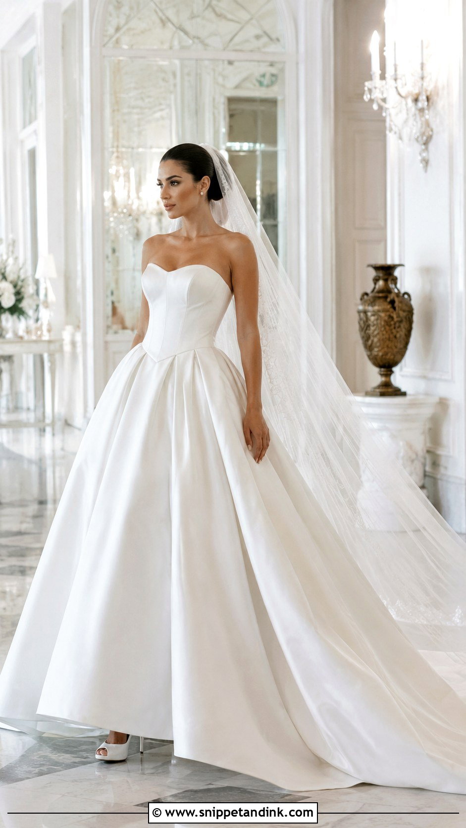 Long Ball Gown Wedding Dress - Snippet and Ink - 30 Long Wedding Dresses