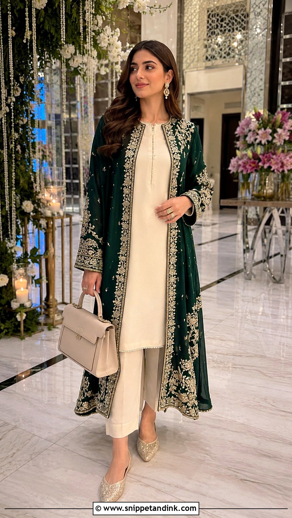 Long Jacket Kurta Set Function Outfit - Snippet and Ink - 20 Outfit for Marriage Function Ideas