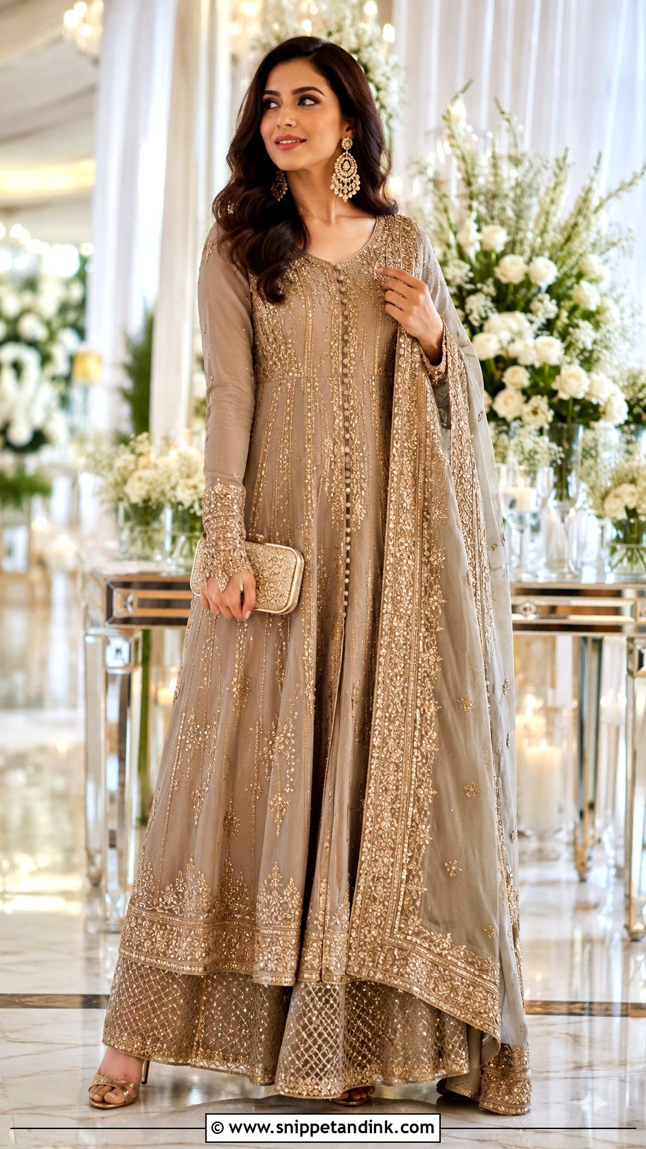 Long Kaliyan Wala Frock Suit With Lehenga - Snippet and Ink - 25 Kaliyan Wala Frock Suit Ideas