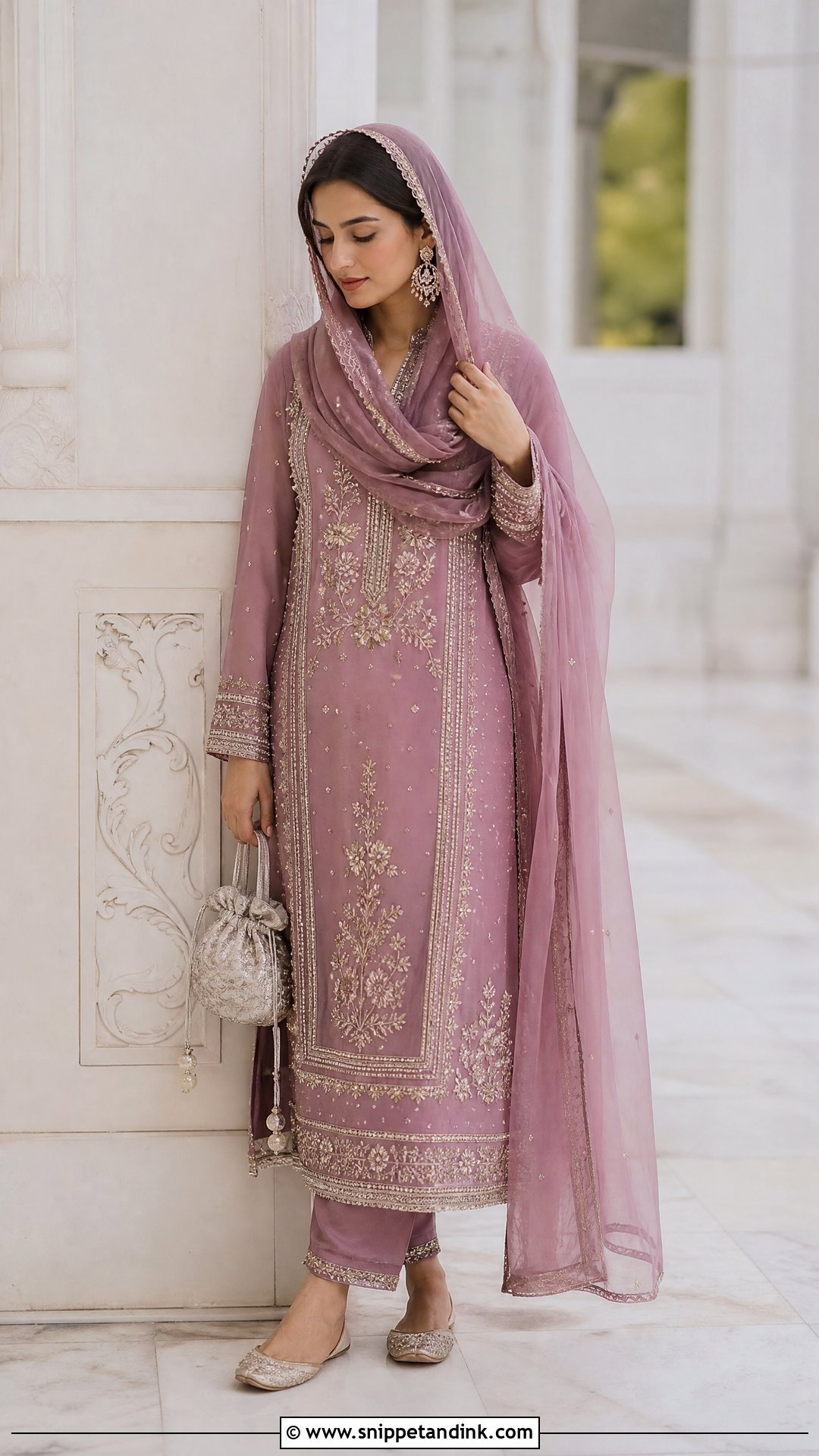 Long Kameez And Trousers For Gurudwara Wedding - Snippet and Ink - 25 Gurudwara Wedding Outfit Ideas