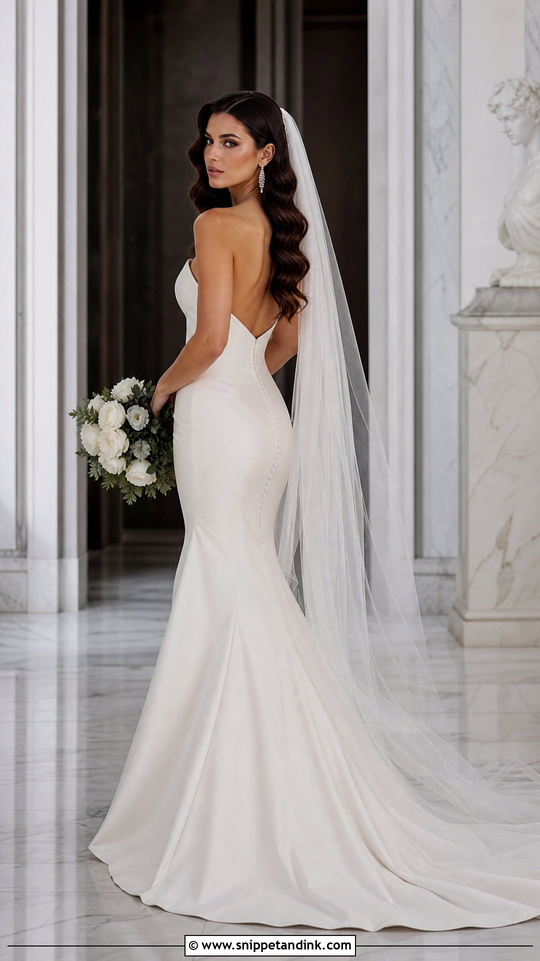 Long Old Hollywood Waves - Snippet and Ink - 20 Old Hollywood Waves Wedding Ideas