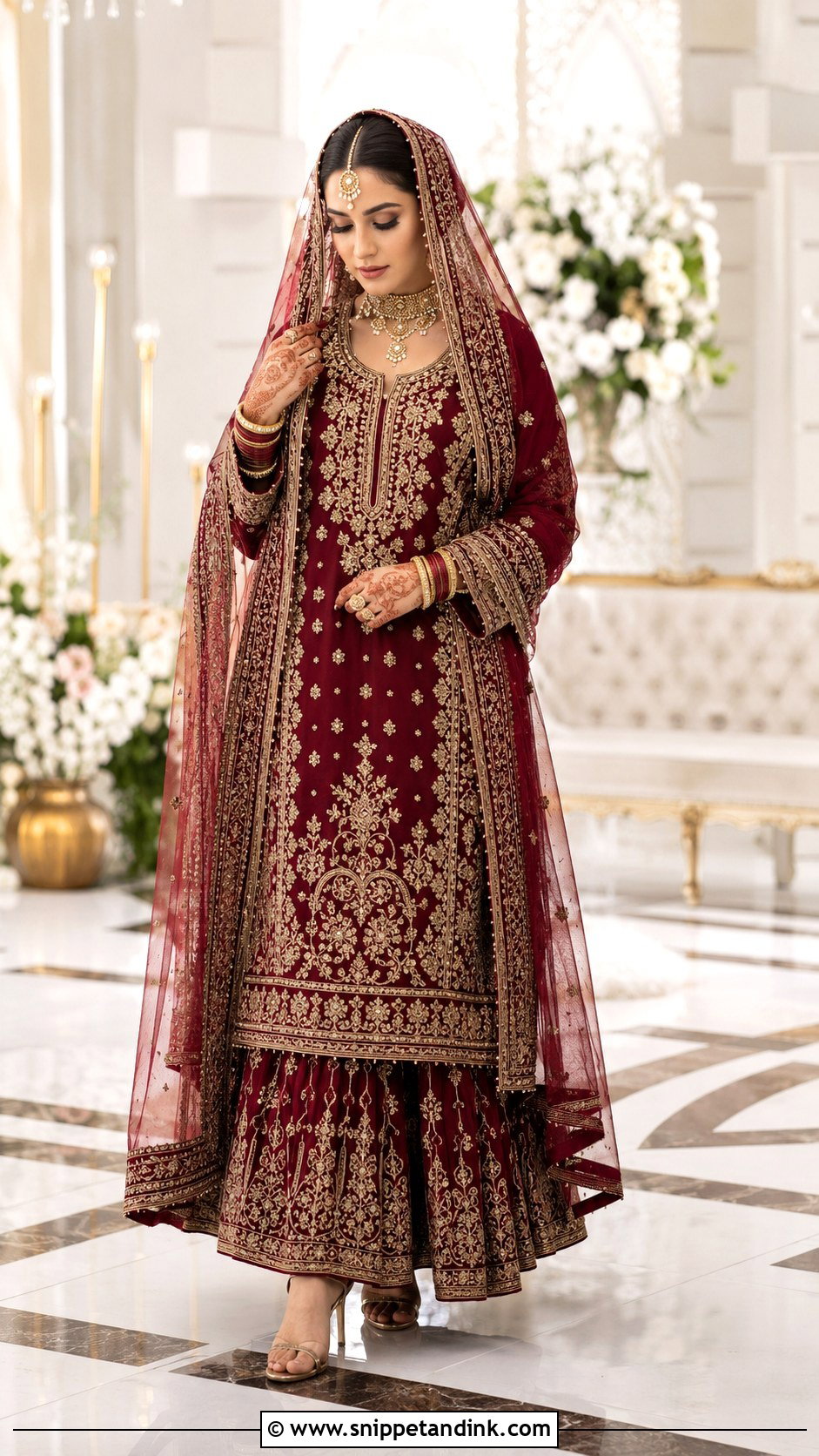 Long Shirt Lehenga Baraat Dress - Snippet and Ink - 25 Baraat Dress Pakistani Bridal Wear Ideas