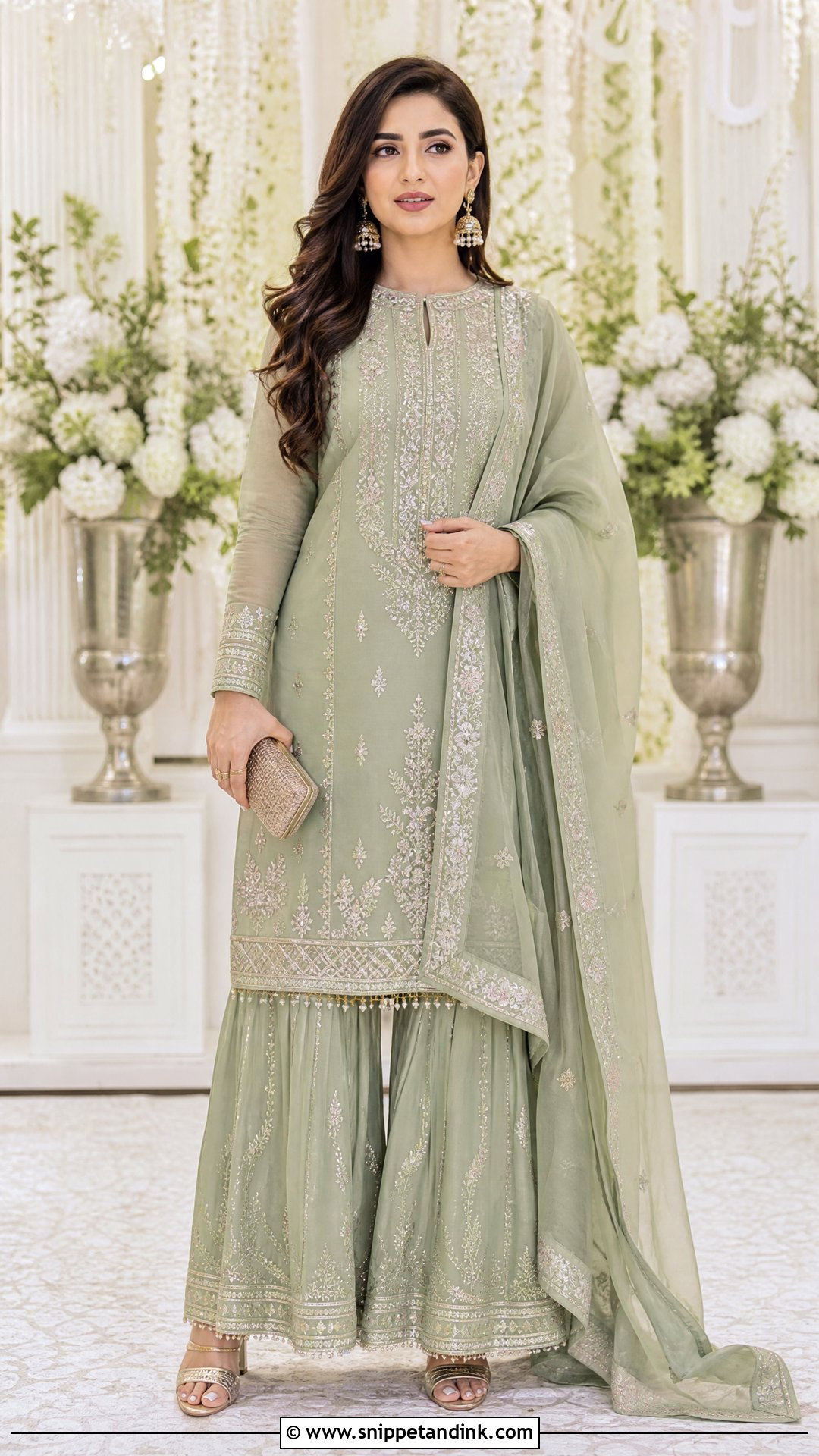 Long Shirt Sharara Dress - Snippet and Ink - 25 New Shadi Dresses
