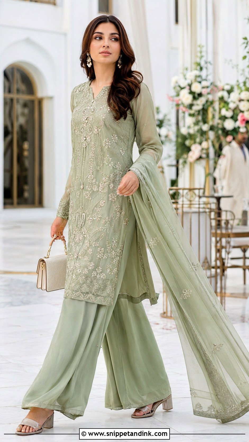 Long Shirt With Palazzo Pants - Snippet and Ink - 20 Long Shirts for Wedding Ideas