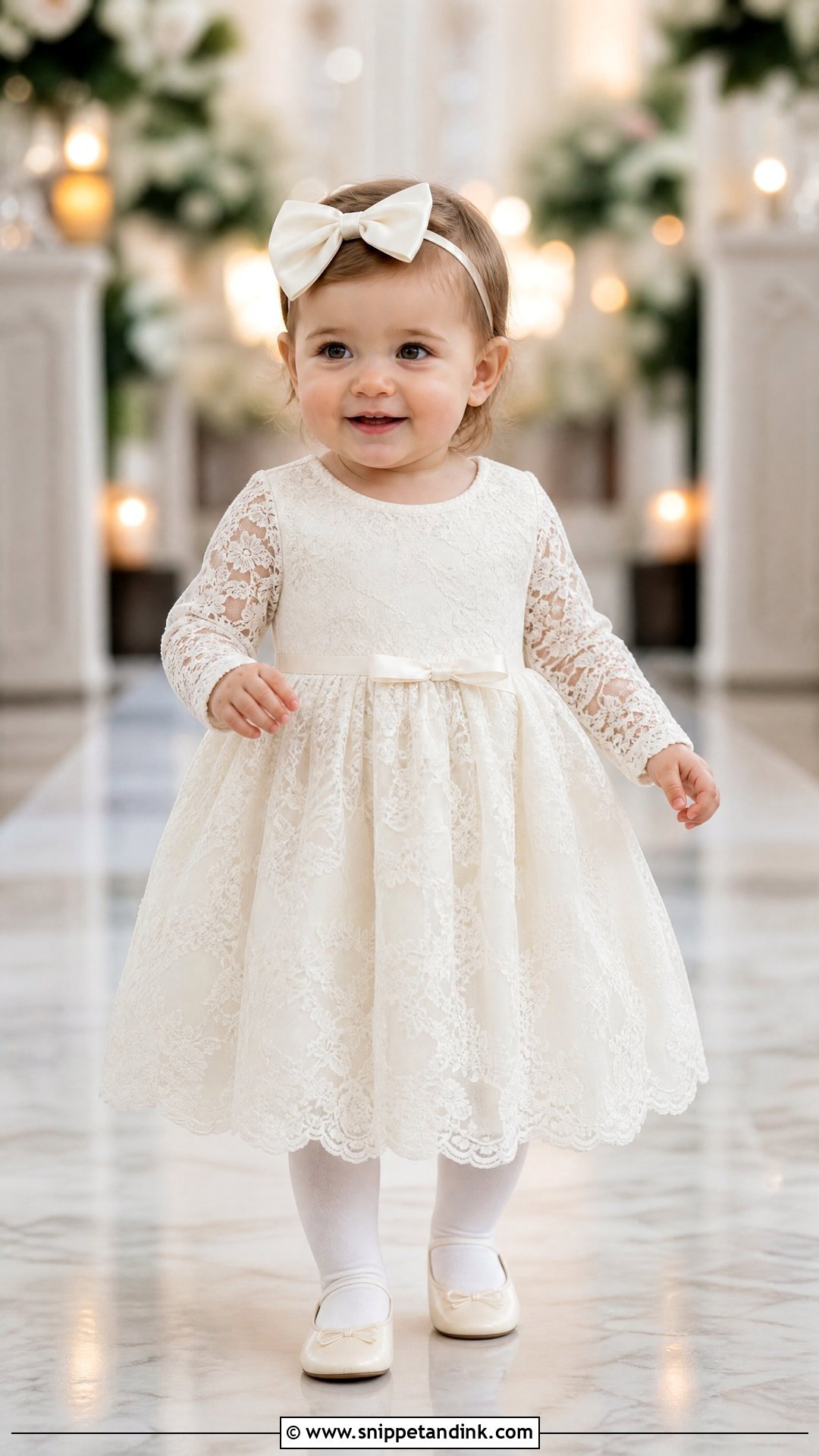 Long Sleeve Baby Girl Wedding Dress - Snippet and Ink - 25 Baby Girl Wedding Dress Ideas
