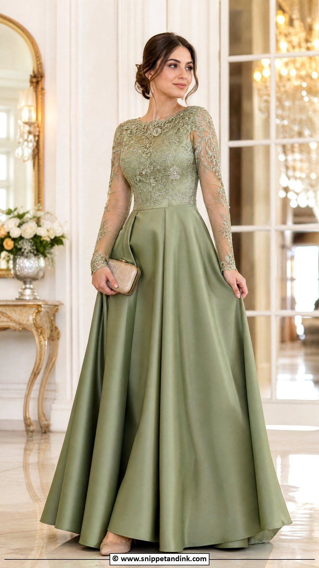 Long Sleeve Ball Gown - Snippet and Ink - 35 Ball Gown Ideas