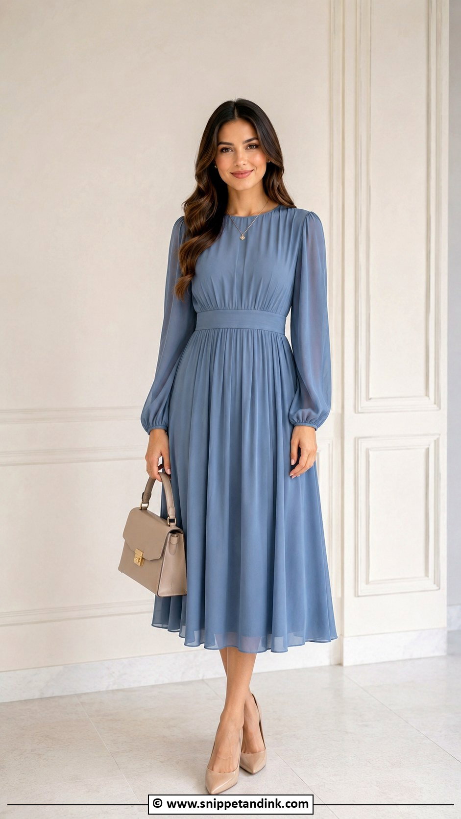 Long Sleeve Baptism Dress for Mom - Snippet and Ink - 25 Baptism Dress for Mom Ideas