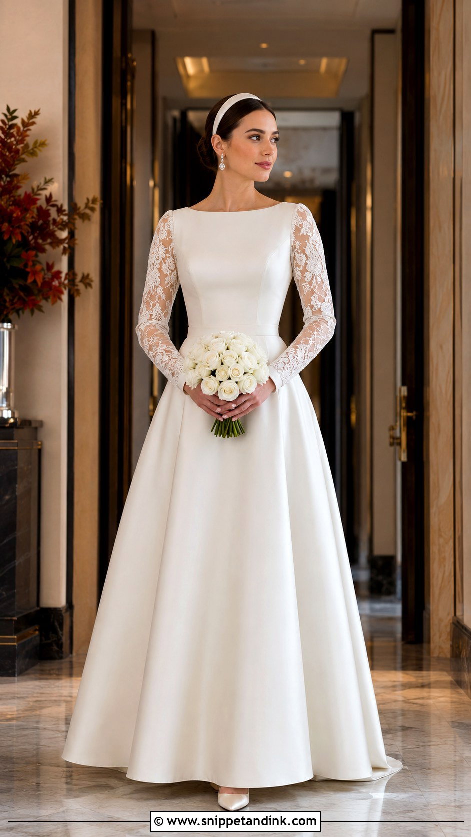 Long Sleeve Blair Wedding Dress - Snippet and Ink - 20 Blair Wedding Dress Ideas