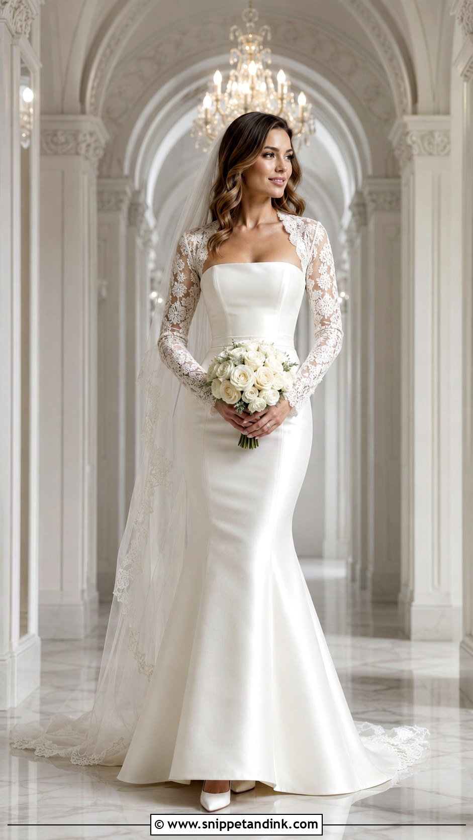 Long Sleeve Bolero Wedding Dress - Snippet and Ink - 25 Bolero Wedding Dress Ideas