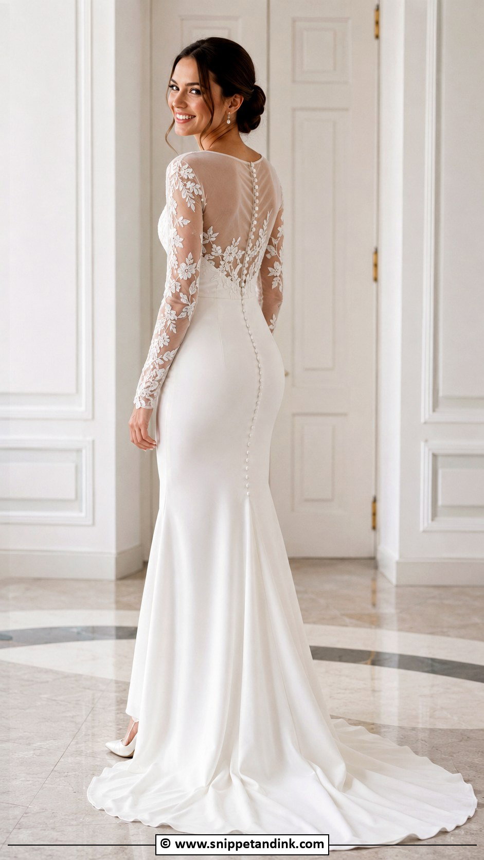 Long Sleeve Couture Wedding Dress - Snippet and Ink - 30 Couture Wedding Gowns